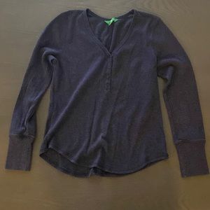 waffle knit long sleeve